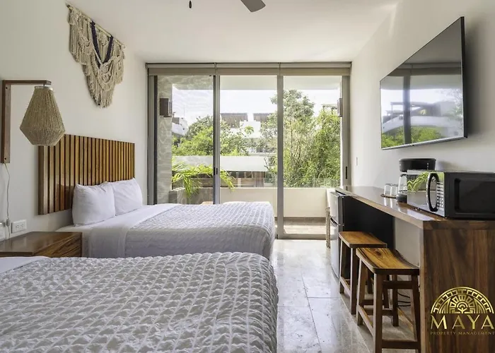 Apartamento Nhoa 205c Lux 1br Pool View In Aldea Zama Tulum