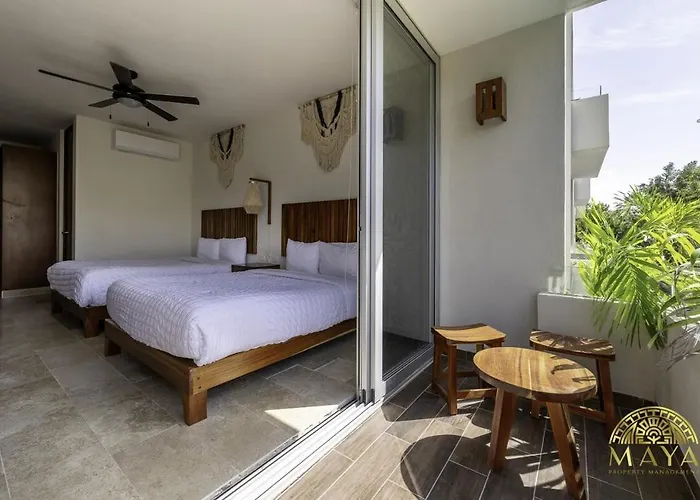 Apartamento Nhoa 205c Lux 1br Pool View In Aldea Zama Tulum